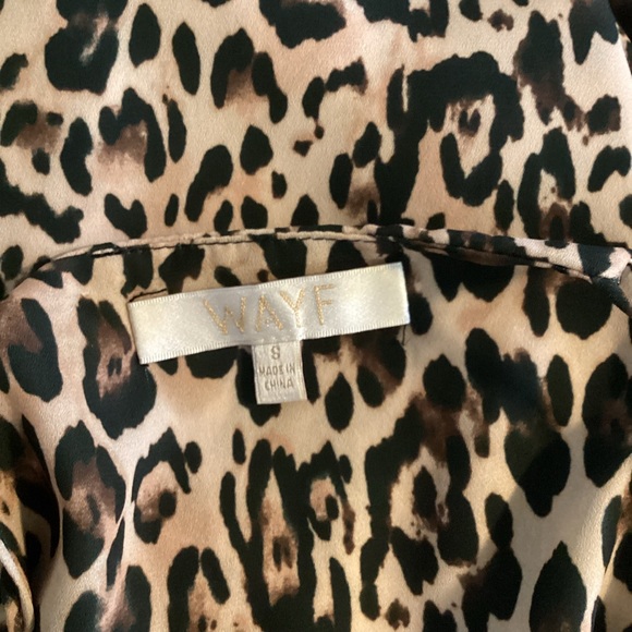 WAYF Animal Print Lace Up Tank - Picture 9 of 9